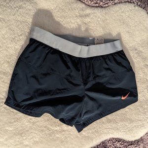 Blue Nike Dri-Fit Womens Athletic Shorts with Spandex